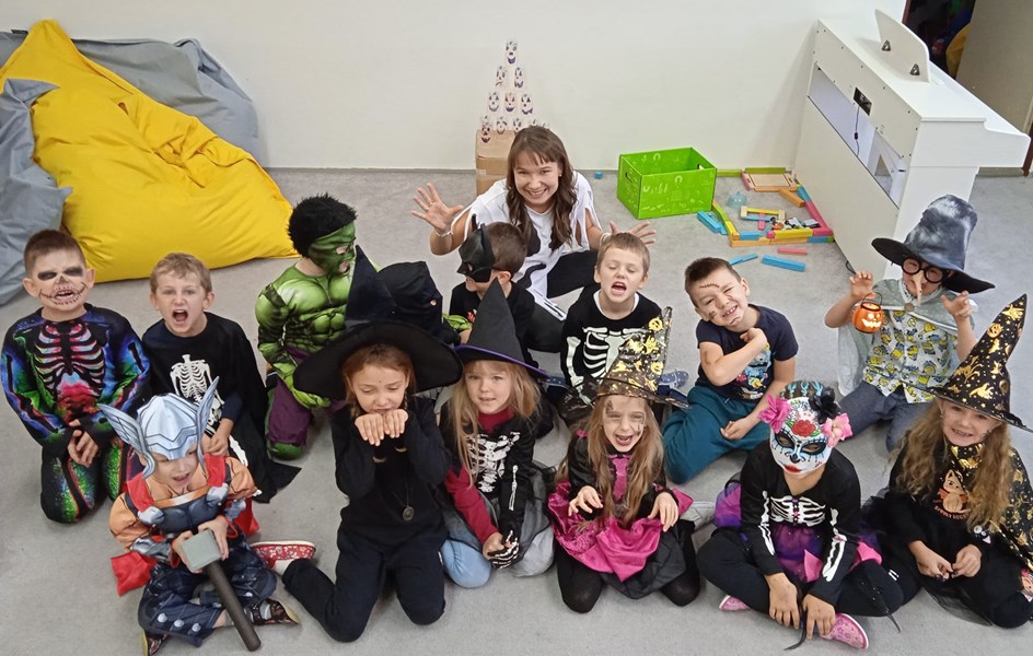 Projektový den Halloween, Dušičky v přípravné třídě