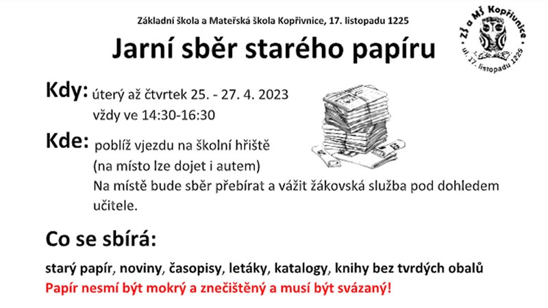 Sběr starého papíru