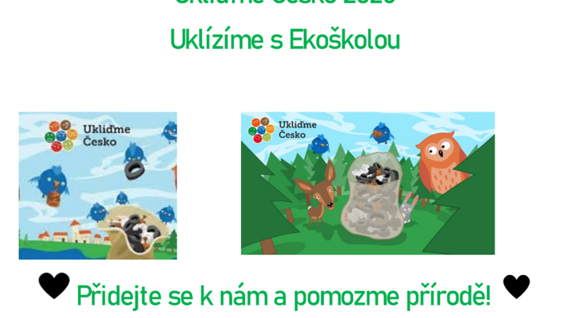 Ukliďme Česko s Ekoškolou