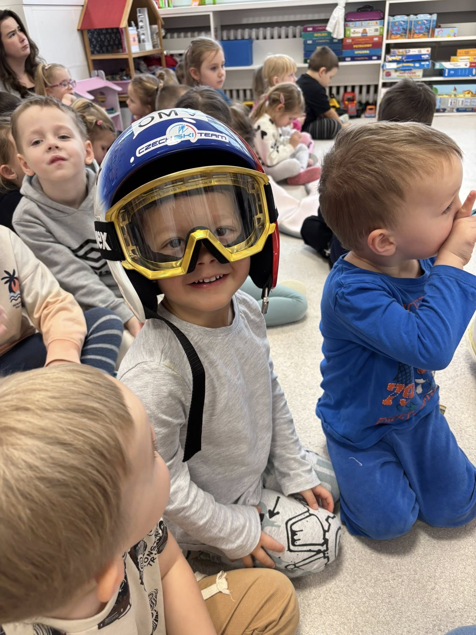 Návštěva skokanů na lyžích Jakuba Jandy a Jakuba Sucháčka