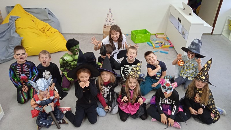 Projektový den Halloween, Dušičky v přípravné třídě