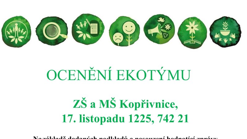 OCENĚNÍ EKOTÝMU