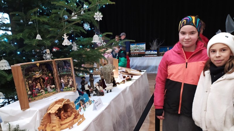 Žáci 5. B navštívili výstavu betlémů