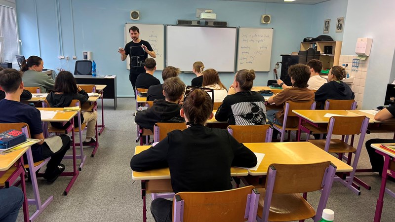 Zažít text