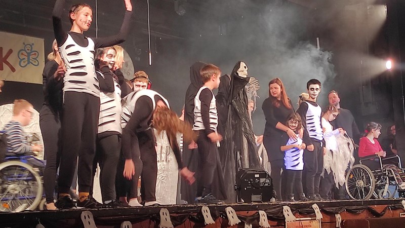 Halloweenský Motýlek