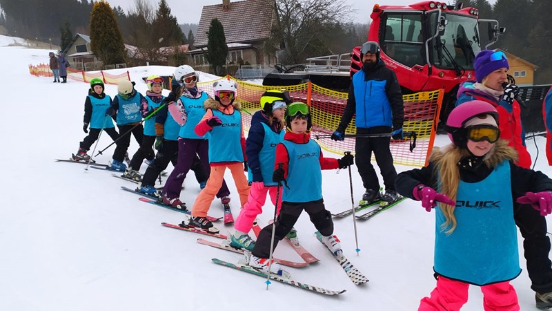 Lyžařský kurz plný radosti a úspěchů ve Ski areálu Sachova studánka