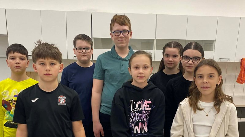 Odvážlivci z 5. B na soutěži Fair Trade