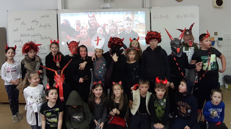 Andělský a čertí den ve 2.B