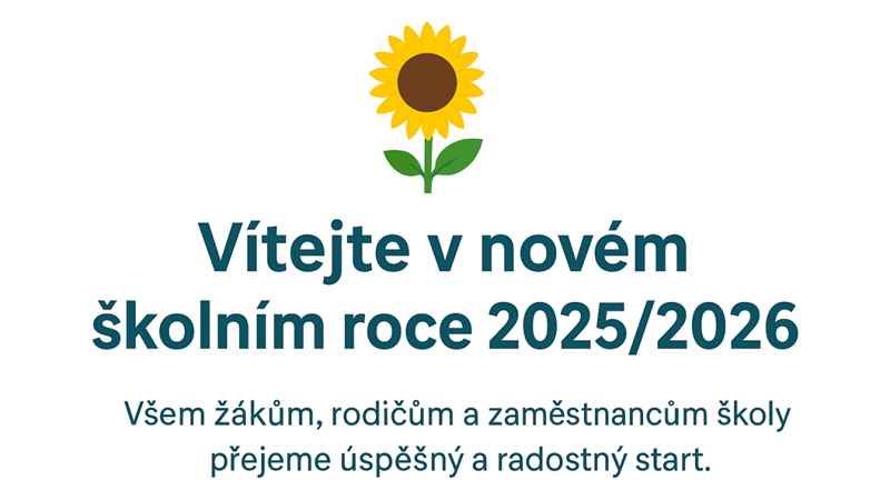 Zahájení školního roku 2025/2026