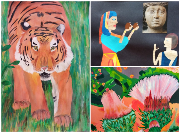 Výstava výtvarných prací - "Z archívu ZŠ 17. listopadu"