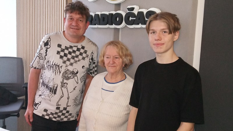 Návštěva ostravského studia Rádia Čas