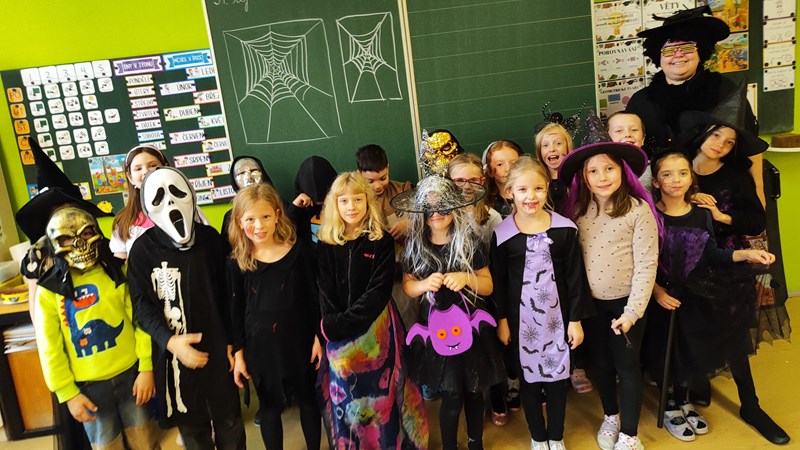 První stupeň žije Halloweenem!