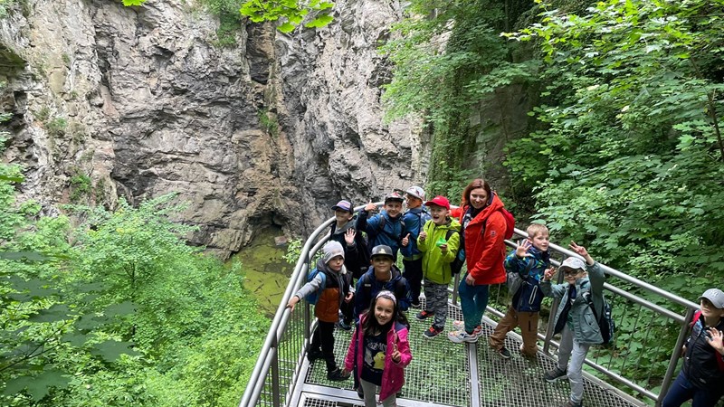 Návštěva Tajemné dámy a Zbrašovské aragonitové jeskyně