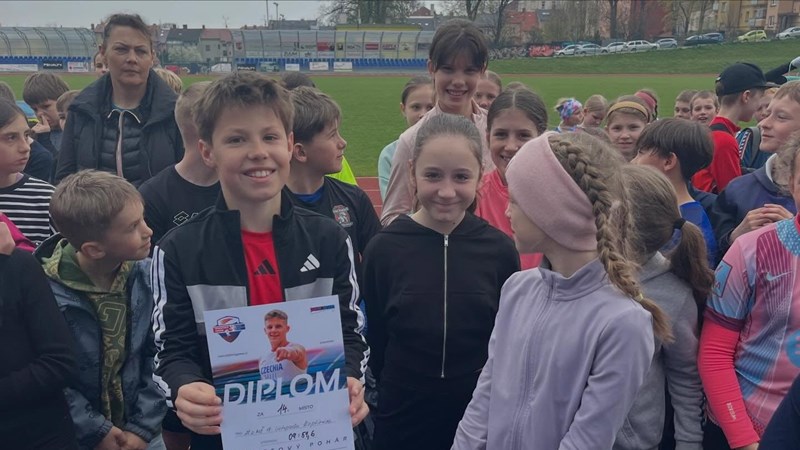 Štafetový běh žáků 1. stupně