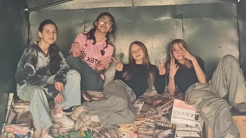 Podzimní sběr papíru