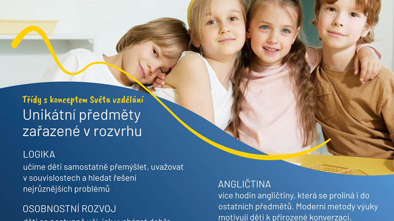 Třída s rozšířenou výukou od prvního ročníku ZŠ